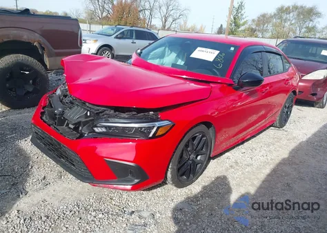 2024 Honda Civic Sport из США, поврежденный, VIN 2HGFE2F58RH516806